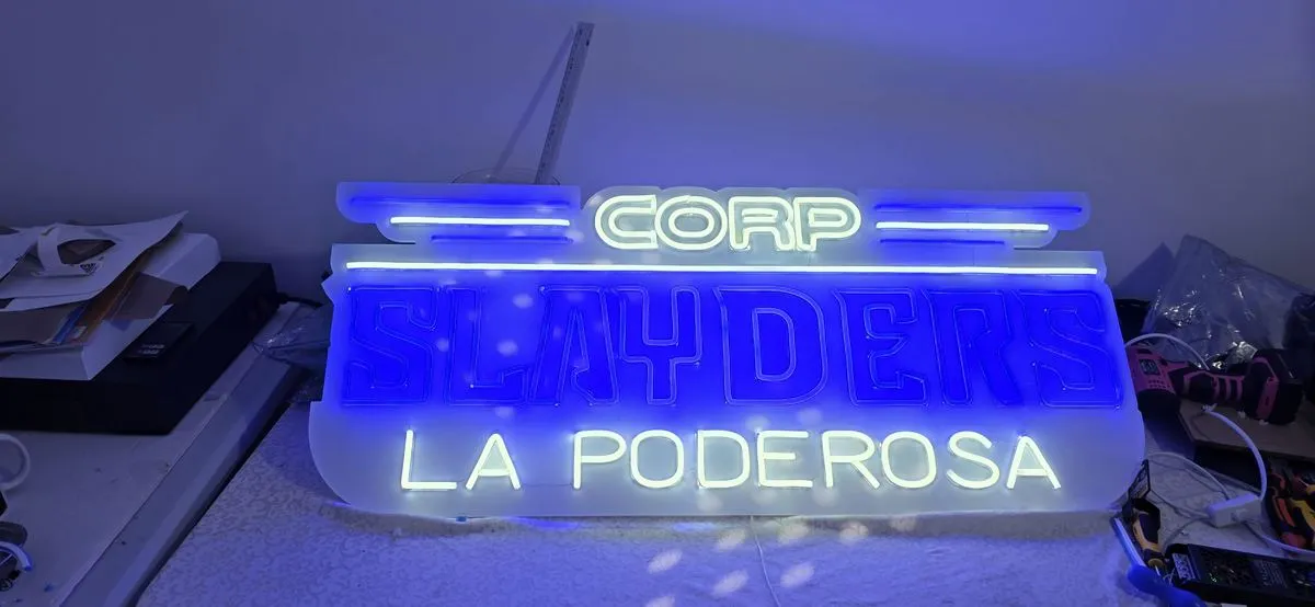 Neón LED — trabajo real — Rotulnova Madrid