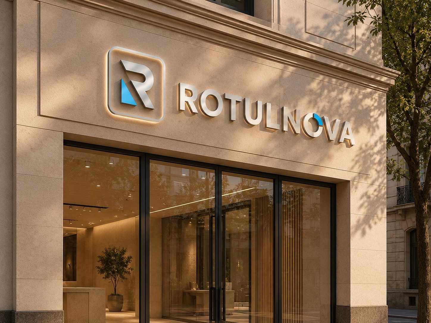 Letras corpóreas para negocio — Rotulnova Madrid