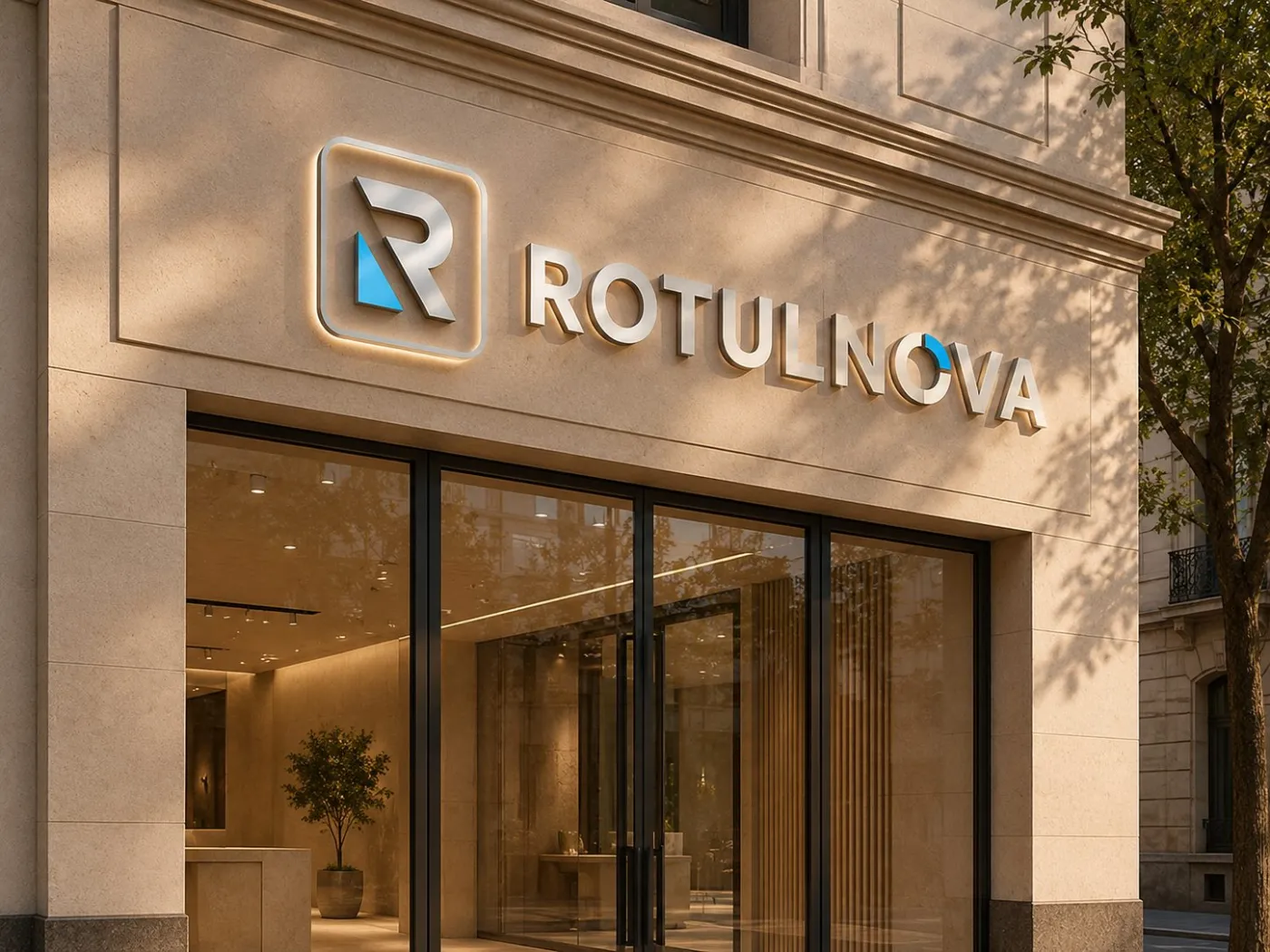Letras corpóreas para negocio — Rotulnova Madrid