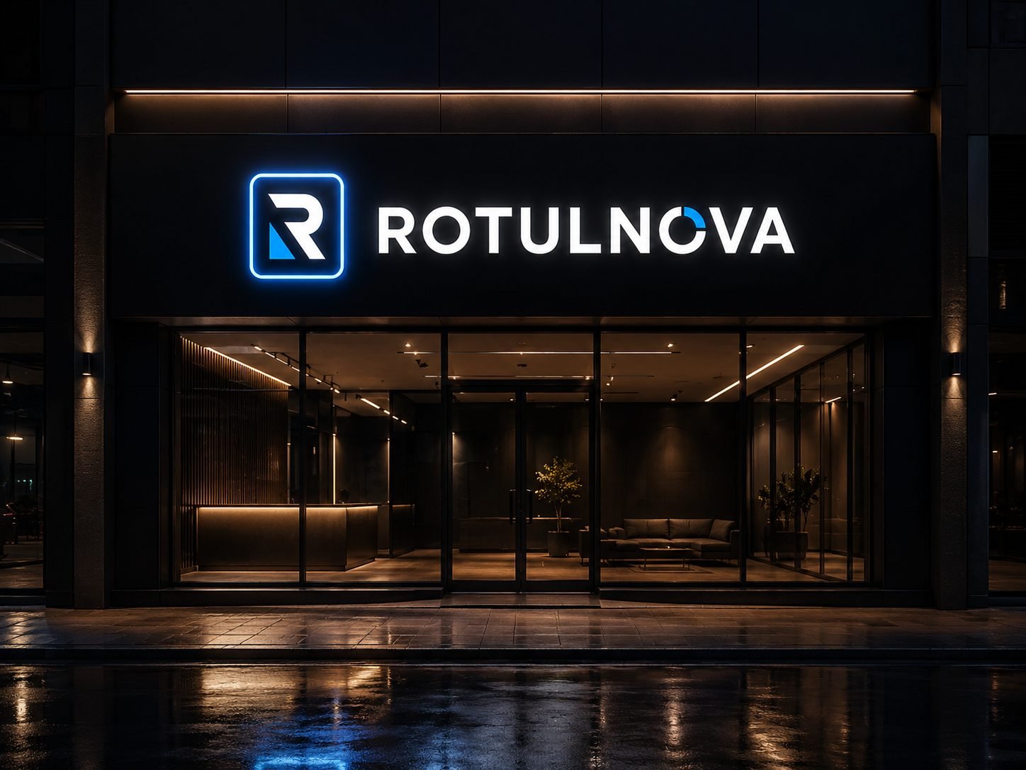 Vinilos para escaparate de negocio — Rotulnova Madrid